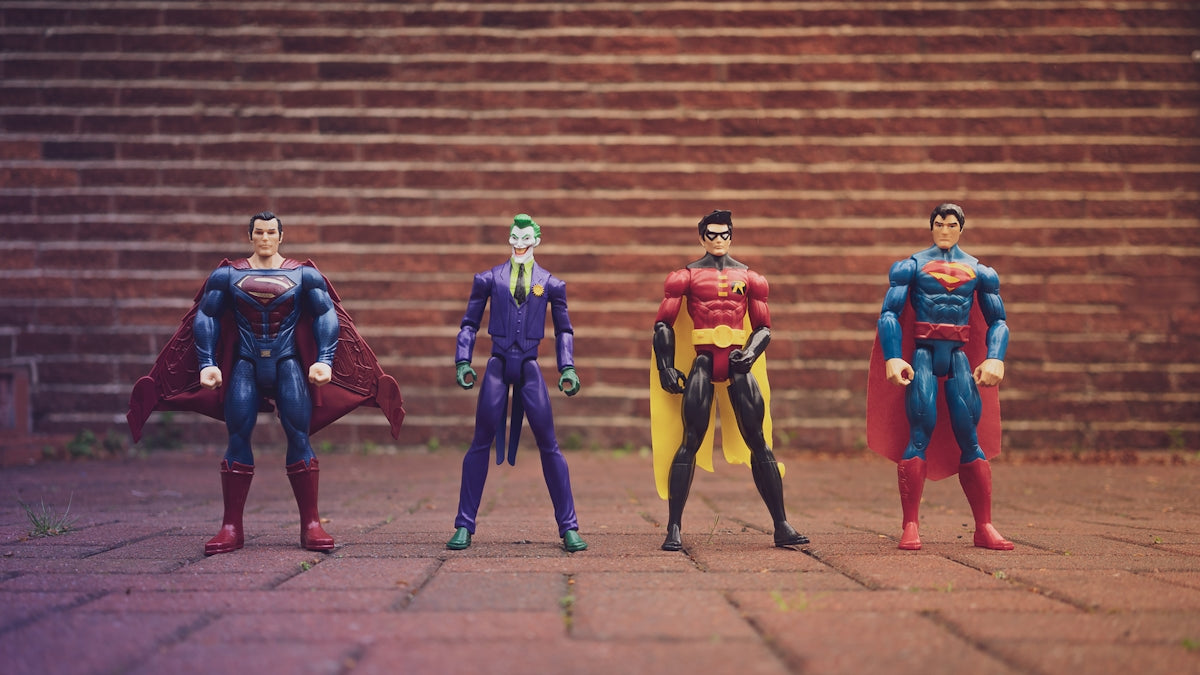 Superheroes and Villains figure