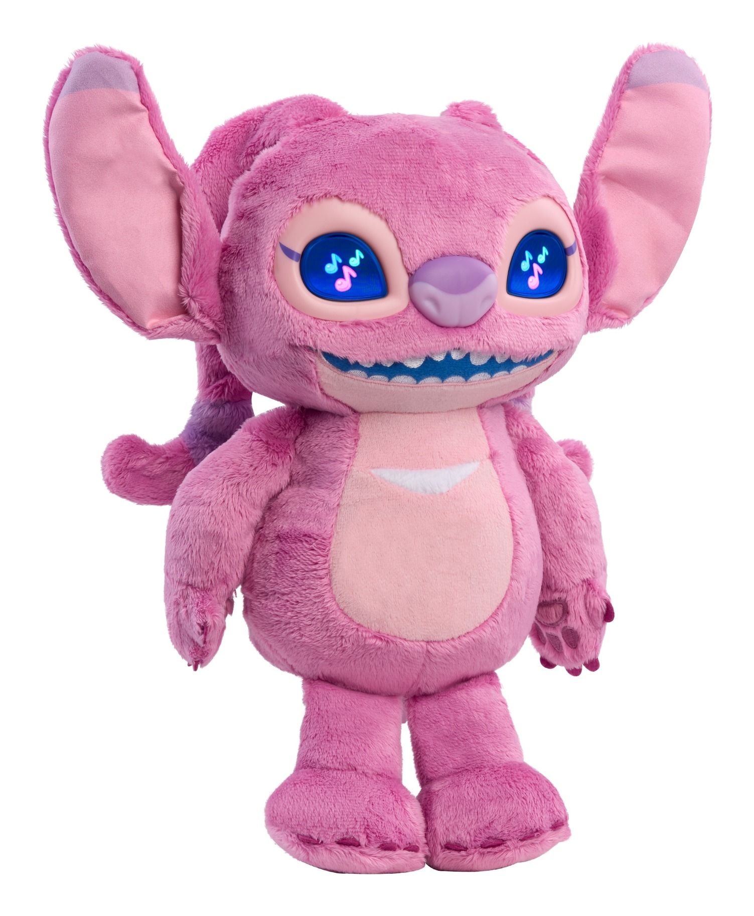 Disney Stitch Many Moods Angel Interactive Plush with LCD Eyes | Time4Child