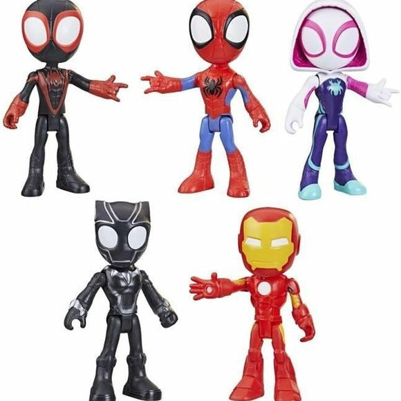 Marvel Spidey and His Amazing Friends Hero Collection 5-Figure Pack | Time4Child