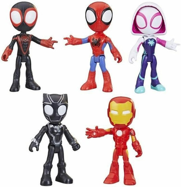 Marvel Spidey and His Amazing Friends Hero Collection 5-Figure Pack | Time4Child
