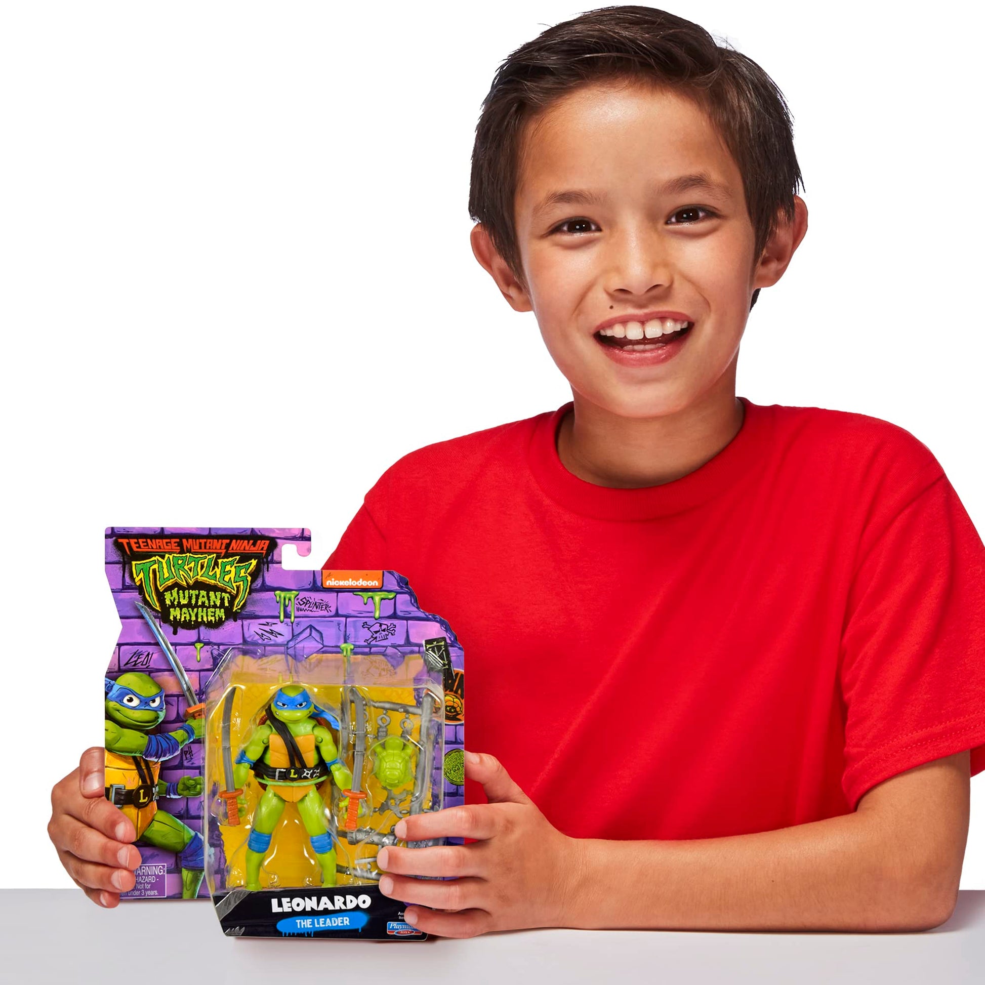 TMNT Mutant Mayhem Leonardo Action Figure with Accessories | Time4Child