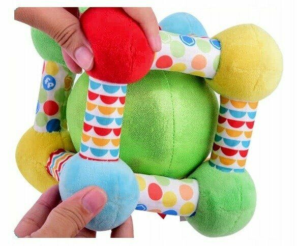 Fisher-Price Sensory Activity Cube Baby Plush Toy | Time4Child