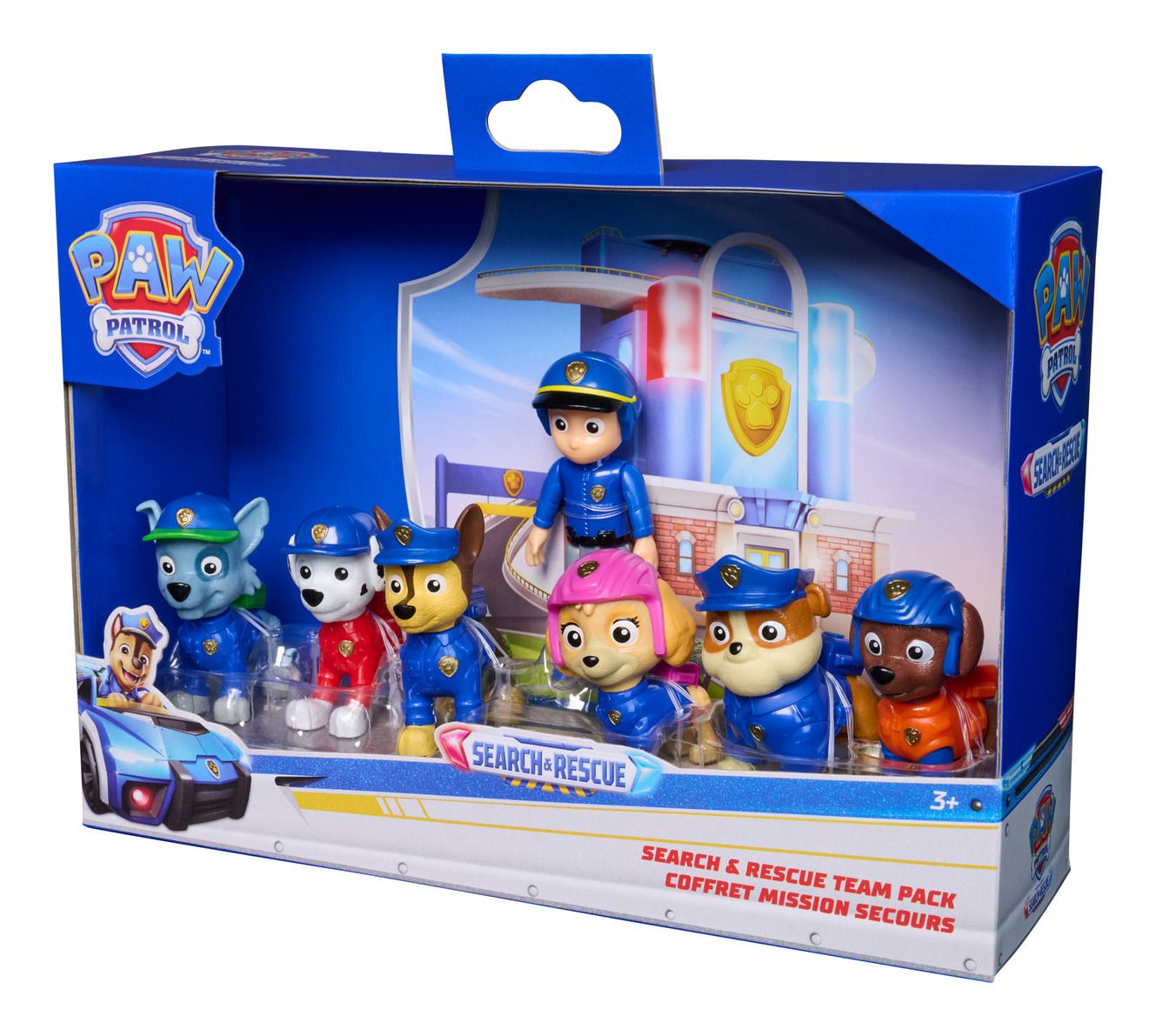 PAW Patrol Search & Rescue Team Pack - 7 Collectible Figures Set | Time4Child