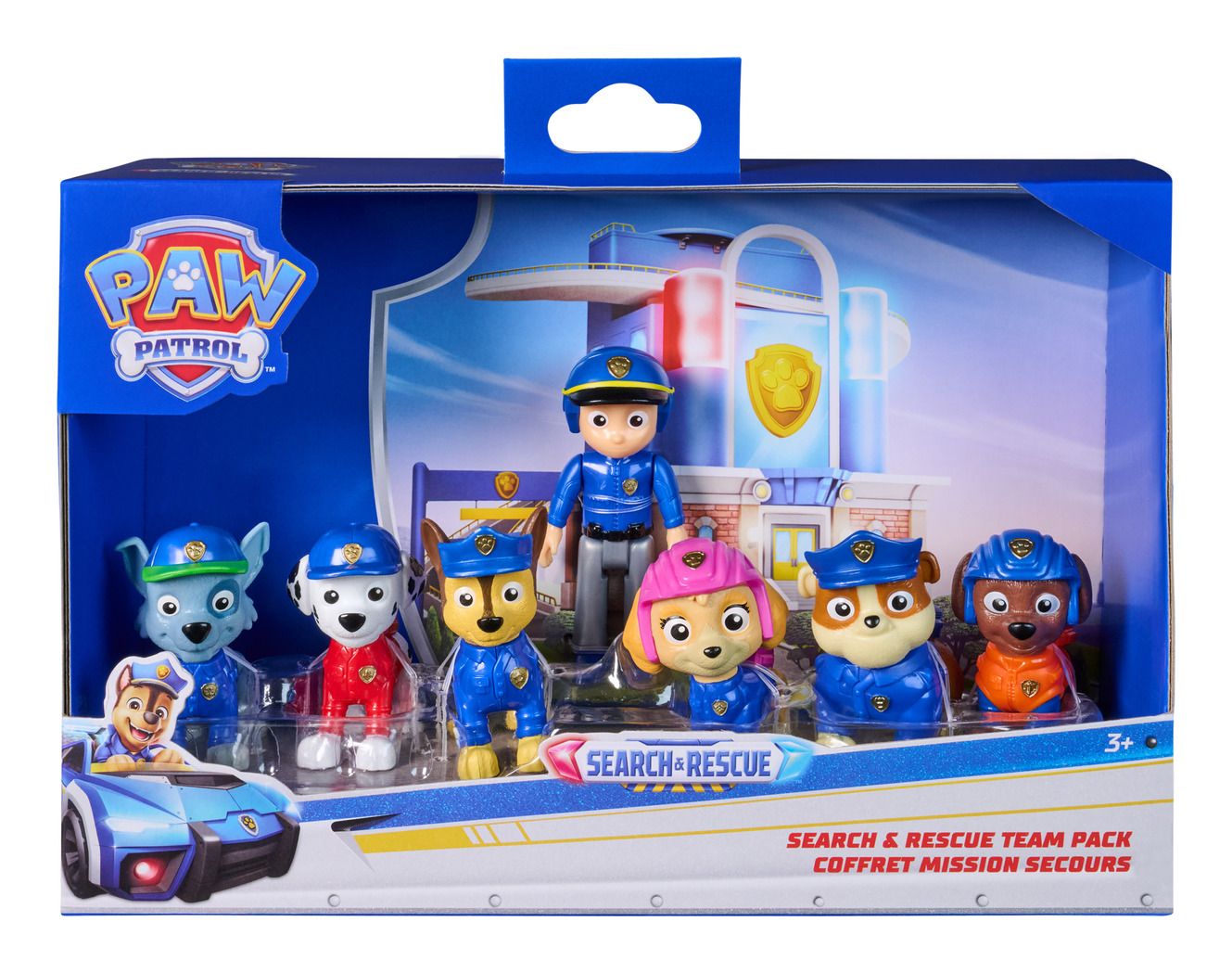 PAW Patrol Search & Rescue Team Pack - 7 Collectible Figures Set | Time4Child