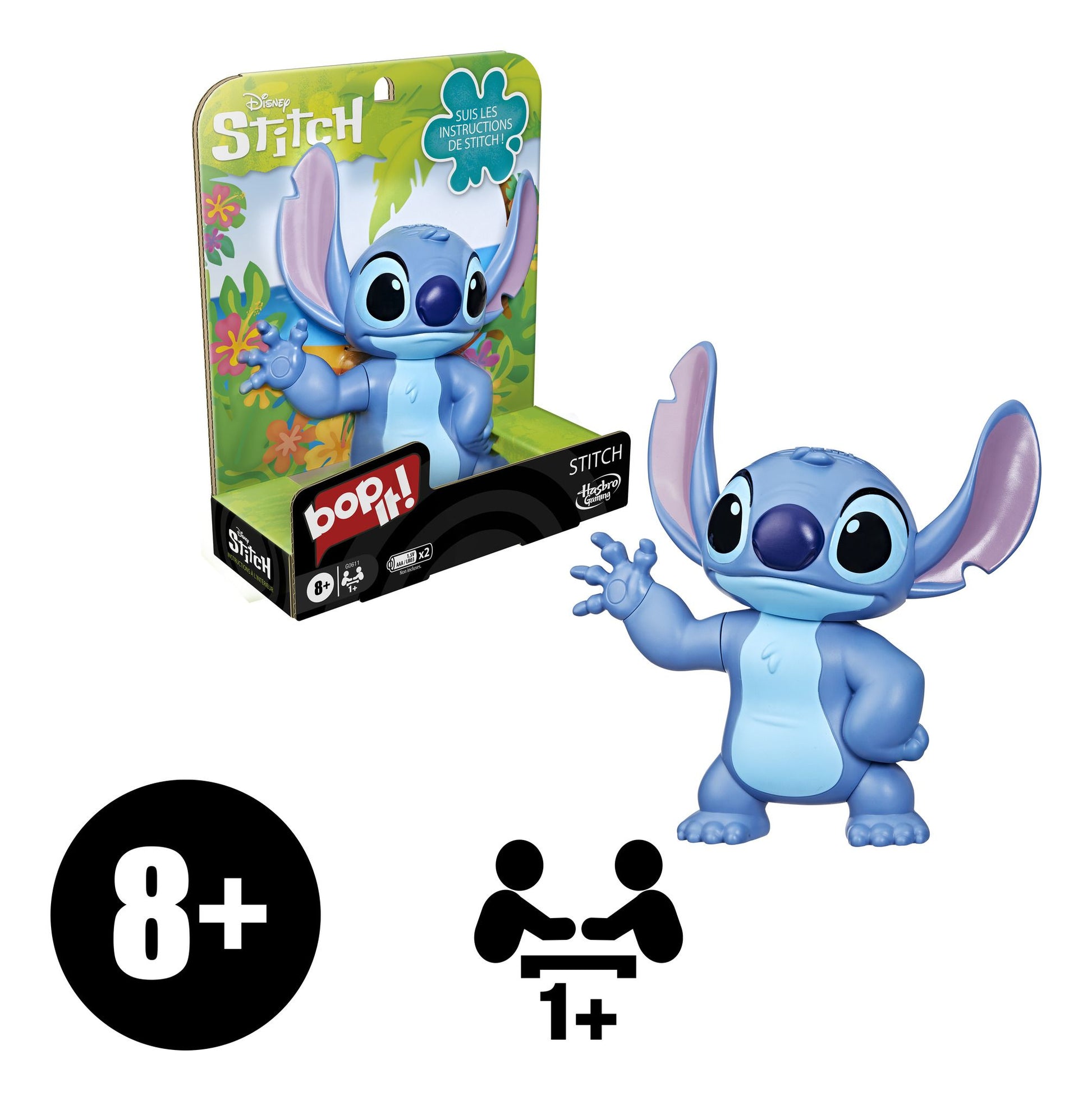 Disney Stitch Bop It! Game - Electronic Interactive Game for Kids | Time4Child