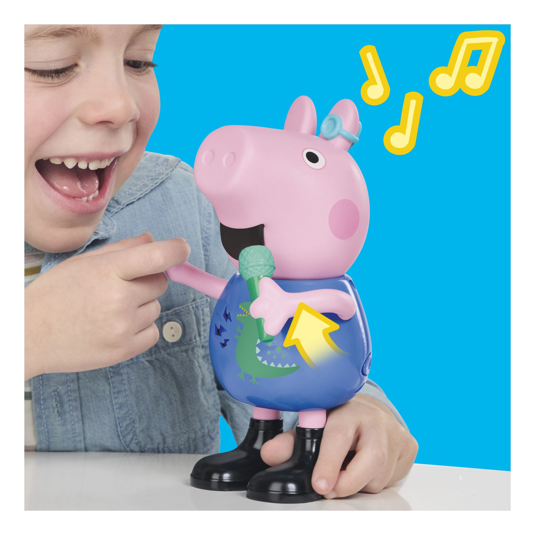 Peppa Pig Joke & Sing George Interactive Plush Figure with 50+ Sounds | Time4Child