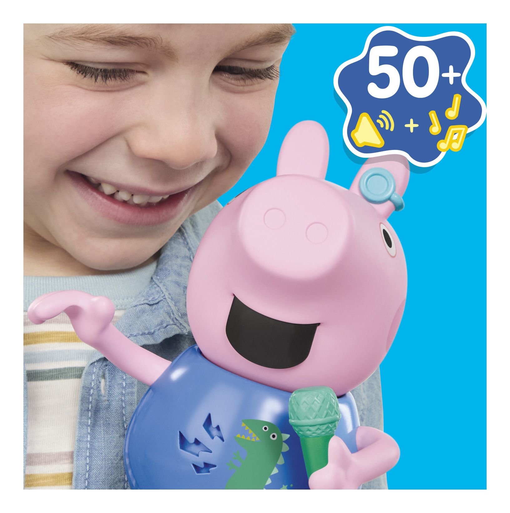 Peppa Pig Joke & Sing George Interactive Plush Figure with 50+ Sounds | Time4Child