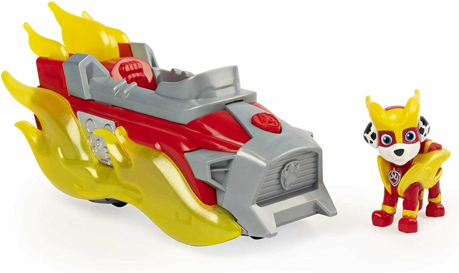 PAW Patrol Marshall Mighty Pups Charged Up Deluxe Vehicle with Lights & Sounds | Time4Child