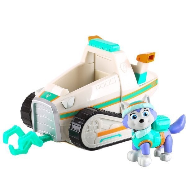 PAW Patrol Everest’s Rescue Snowmobile Vehicle and Figure Set | Time4Child