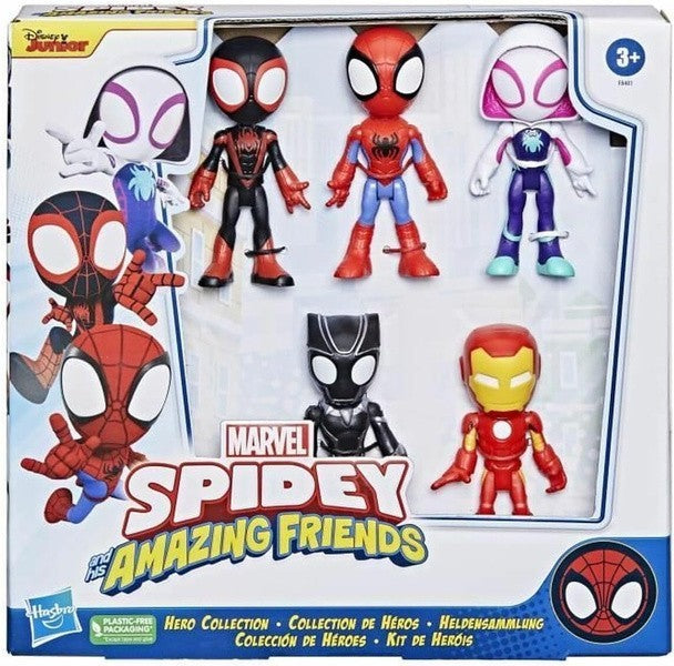 Marvel Spidey and His Amazing Friends Hero Collection 5-Figure Pack | Time4Child