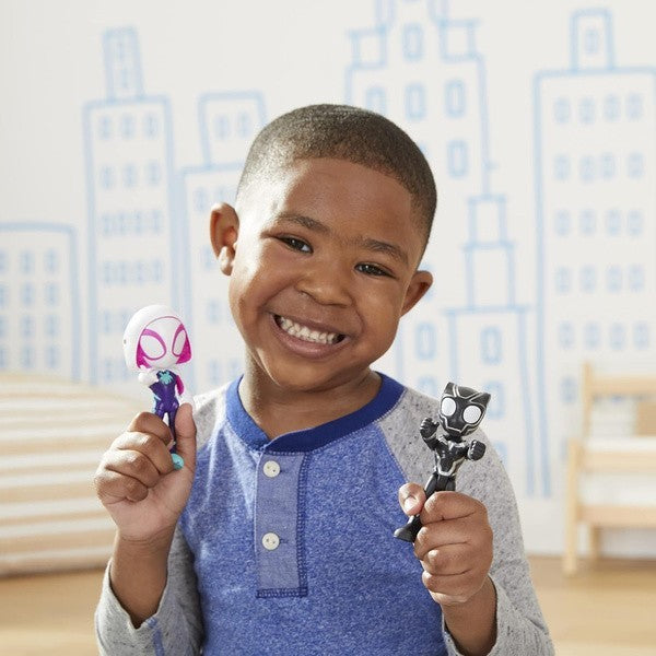 Marvel Spidey and His Amazing Friends Hero Reveal Black Panther & Ghost-Spider 2-Pack | Time4Child