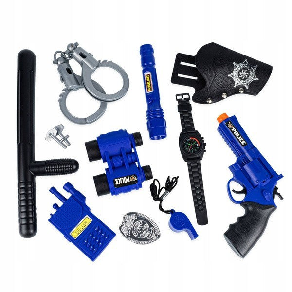 Ultimate Police Force Mission Equipment Set - 10 Piece Role Play Kit | Time4Child