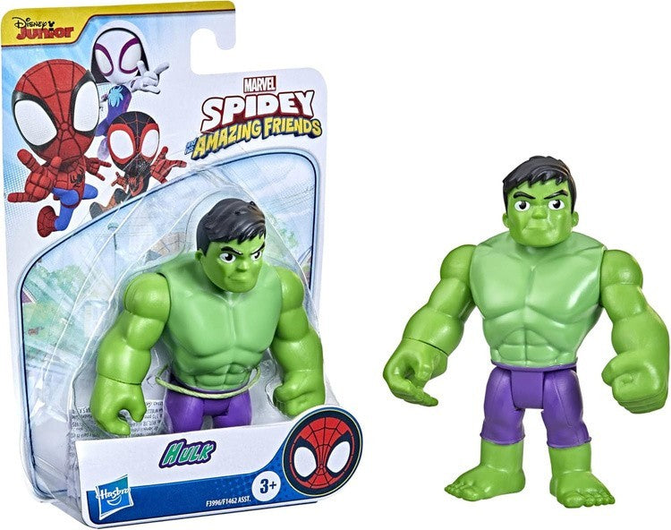 Marvel Spidey and His Amazing Friends - Hulk 4-inch Action Figure | Time4Child