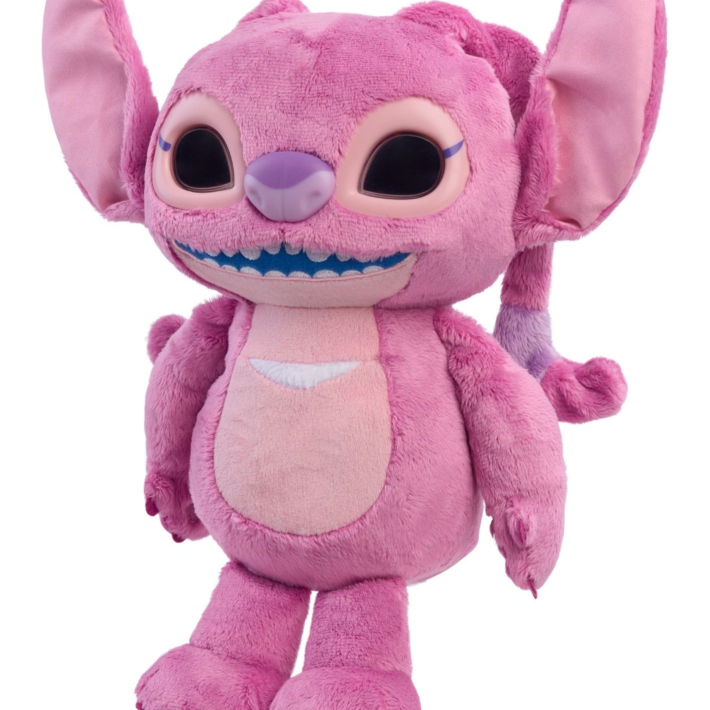 Disney Stitch Many Moods Angel Interactive Plush with LCD Eyes | Time4Child