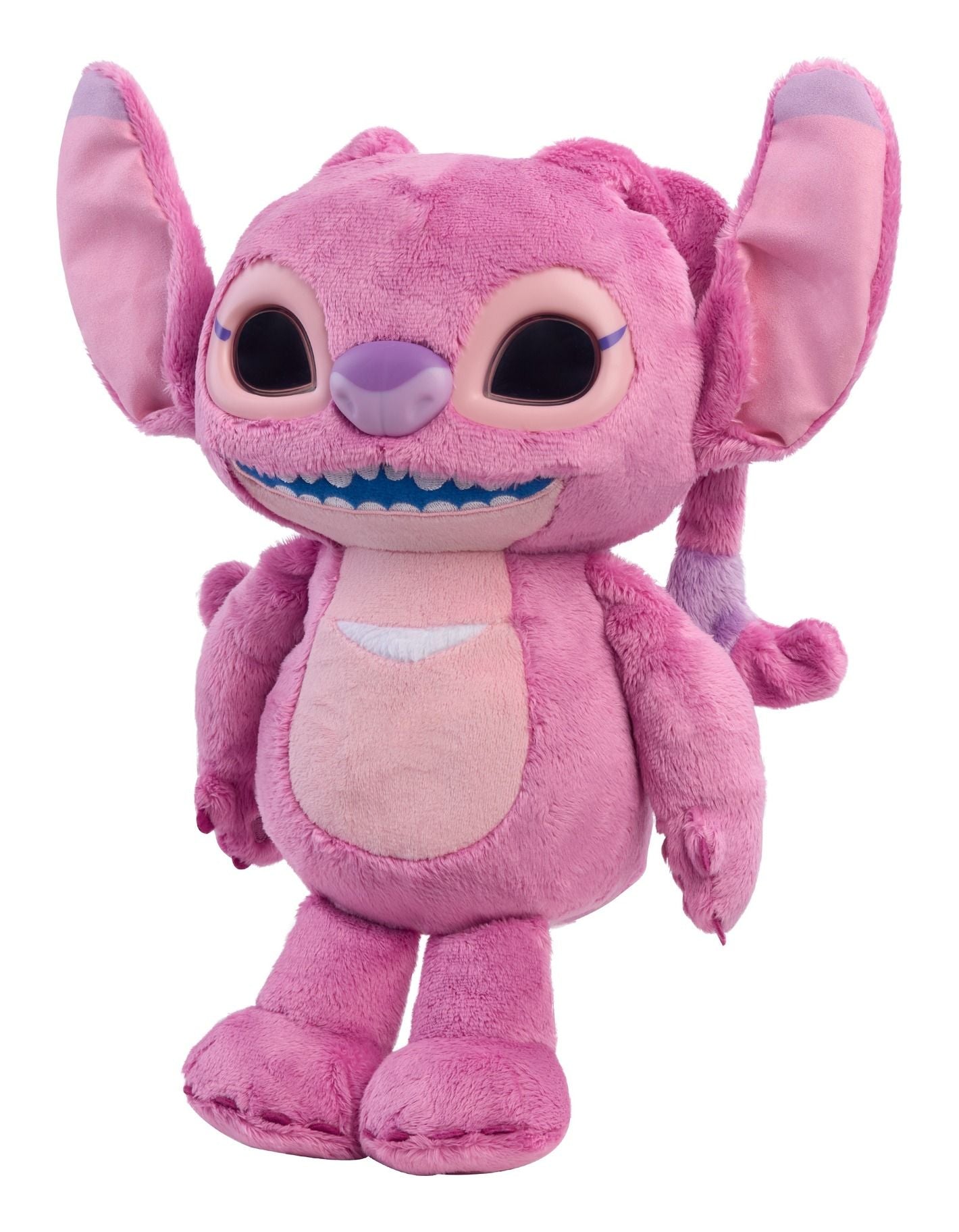 Disney Stitch Many Moods Angel Interactive Plush with LCD Eyes | Time4Child