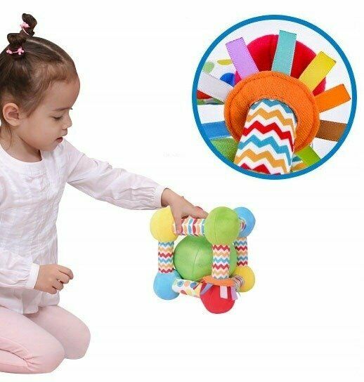 Fisher-Price Sensory Activity Cube Baby Plush Toy | Time4Child