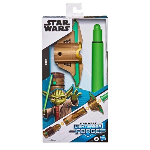 Star Wars Lightsaber Forge Yoda Electronic Lightsaber – Customizable Jedi Roleplay Toy by Hasbro