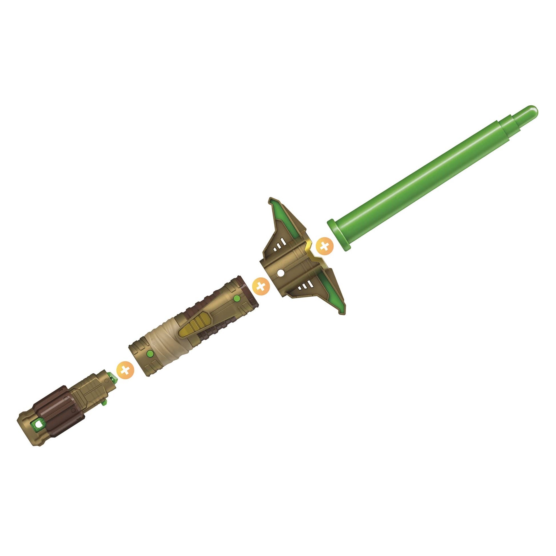 Star Wars Lightsaber Forge Yoda Electronic Lightsaber – Customizable Jedi Roleplay Toy by Hasbro