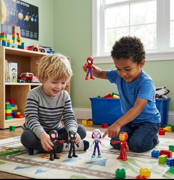 Marvel Spidey and His Amazing Friends Hero Collection 5-Figure Pack | Time4Child