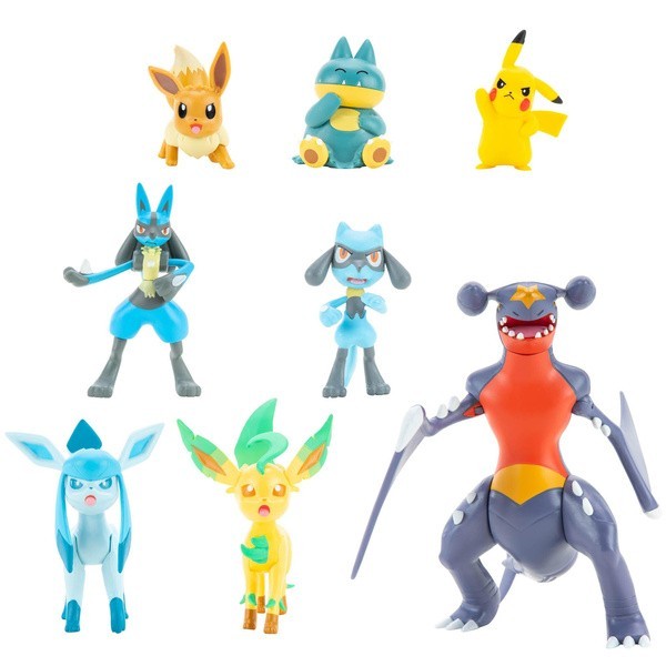 Official Pokémon Battle Figures Multi-Pack (8 Figures) Set (Age 4+) PKW2633