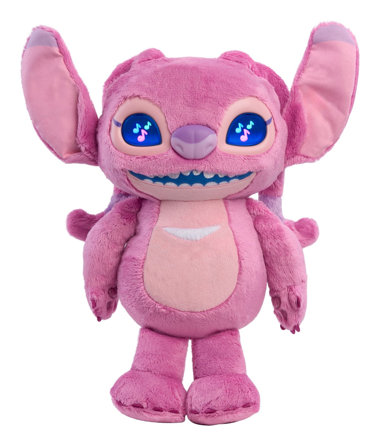 Disney Stitch Many Moods Angel Interactive Plush with LCD Eyes | Time4Child