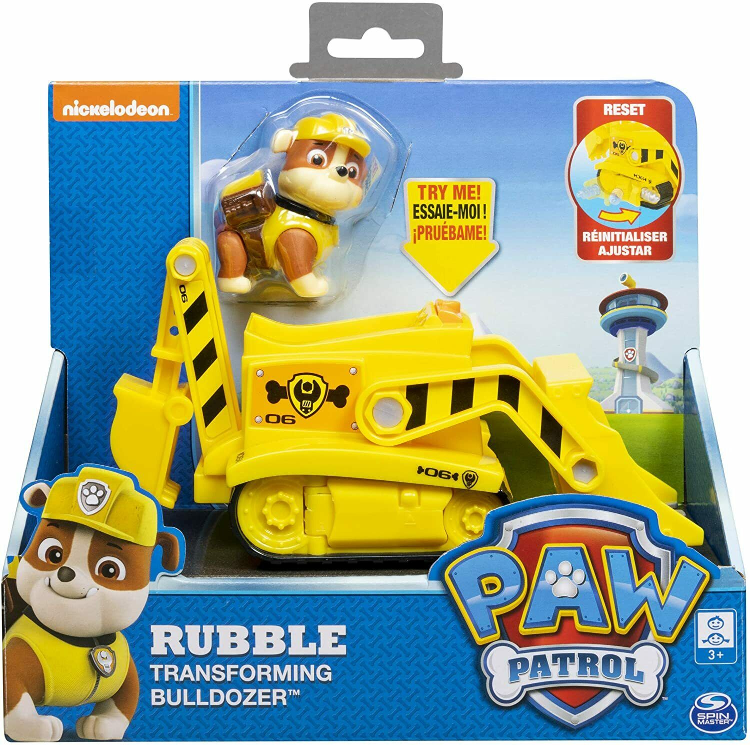 PAW Patrol Rubble Transforming Bulldozer Vehicle and Figure | Time4Child