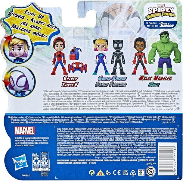 Marvel Spidey and His Amazing Friends Hero Reveal Black Panther & Ghost-Spider 2-Pack | Time4Child