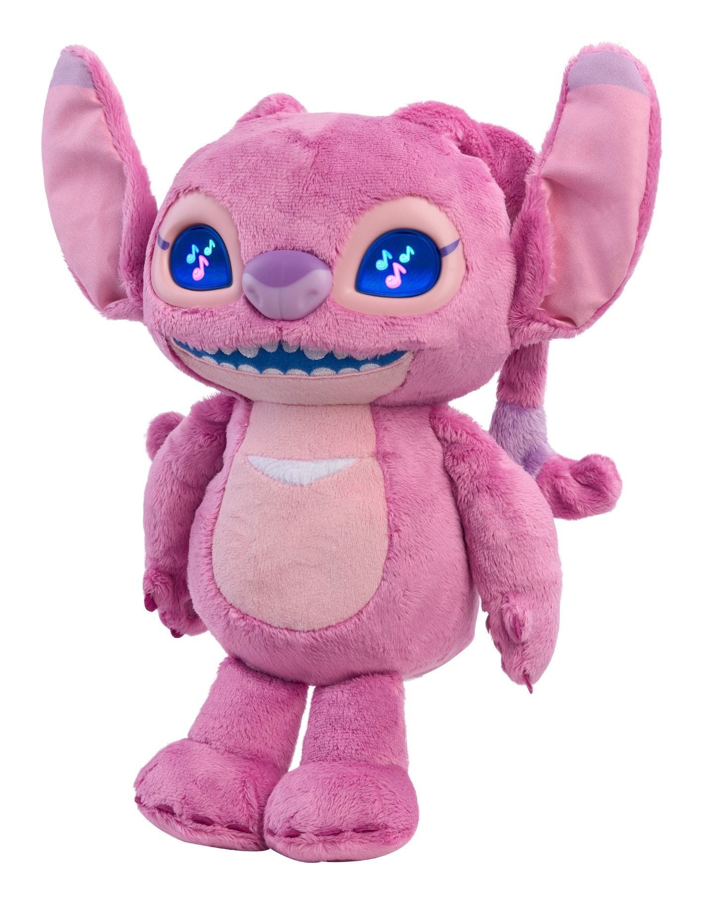 Disney Stitch Many Moods Angel Interactive Plush with LCD Eyes | Time4Child