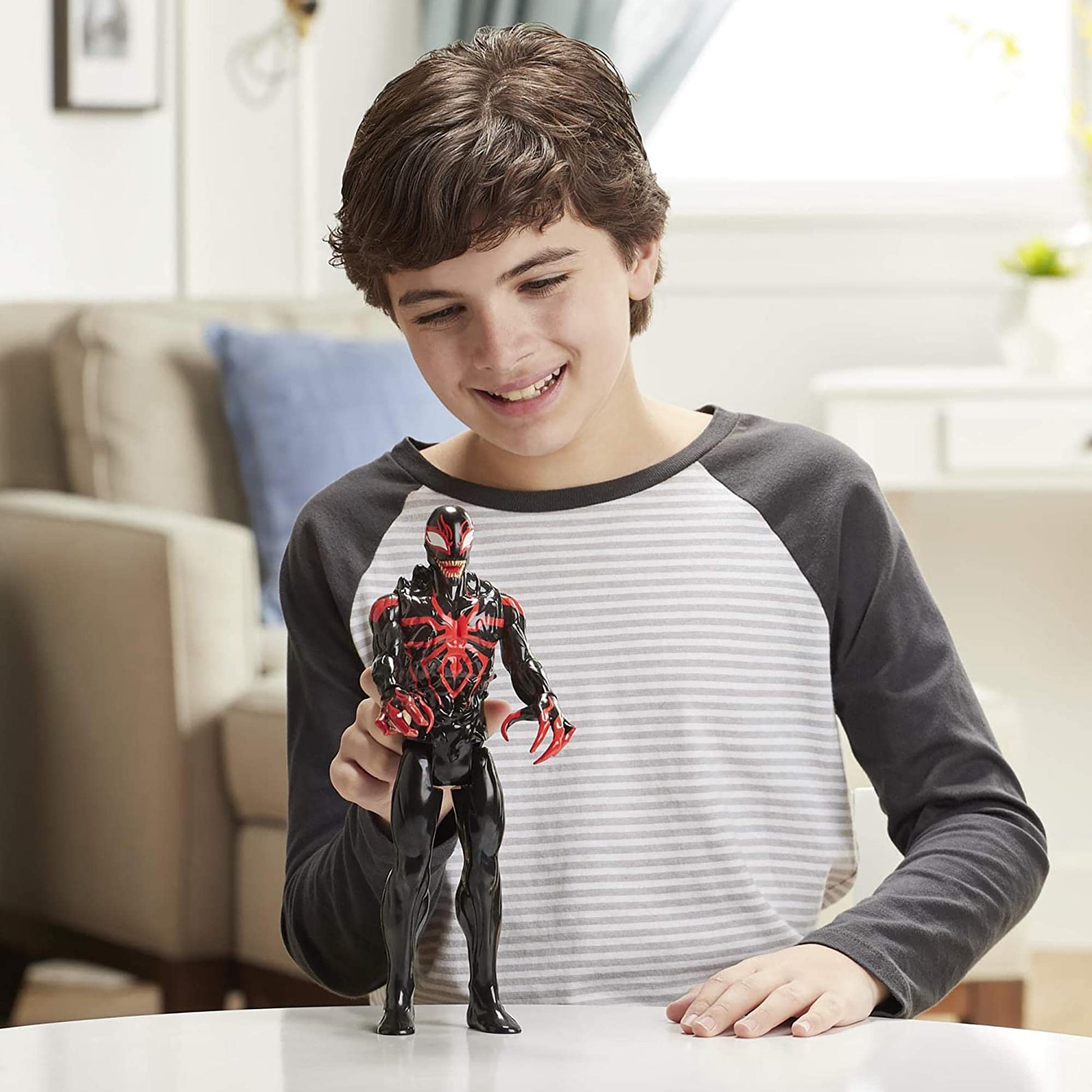 Marvel Spider-Man Maximum Venom Miles Morales Titan Hero Series 12-inch Figure | Time4Child