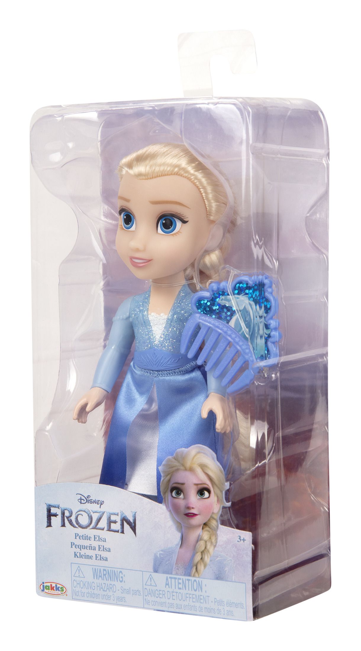 Disney Frozen Petite Elsa 6-inch Doll with Glitter Comb Accessory | Time4Child