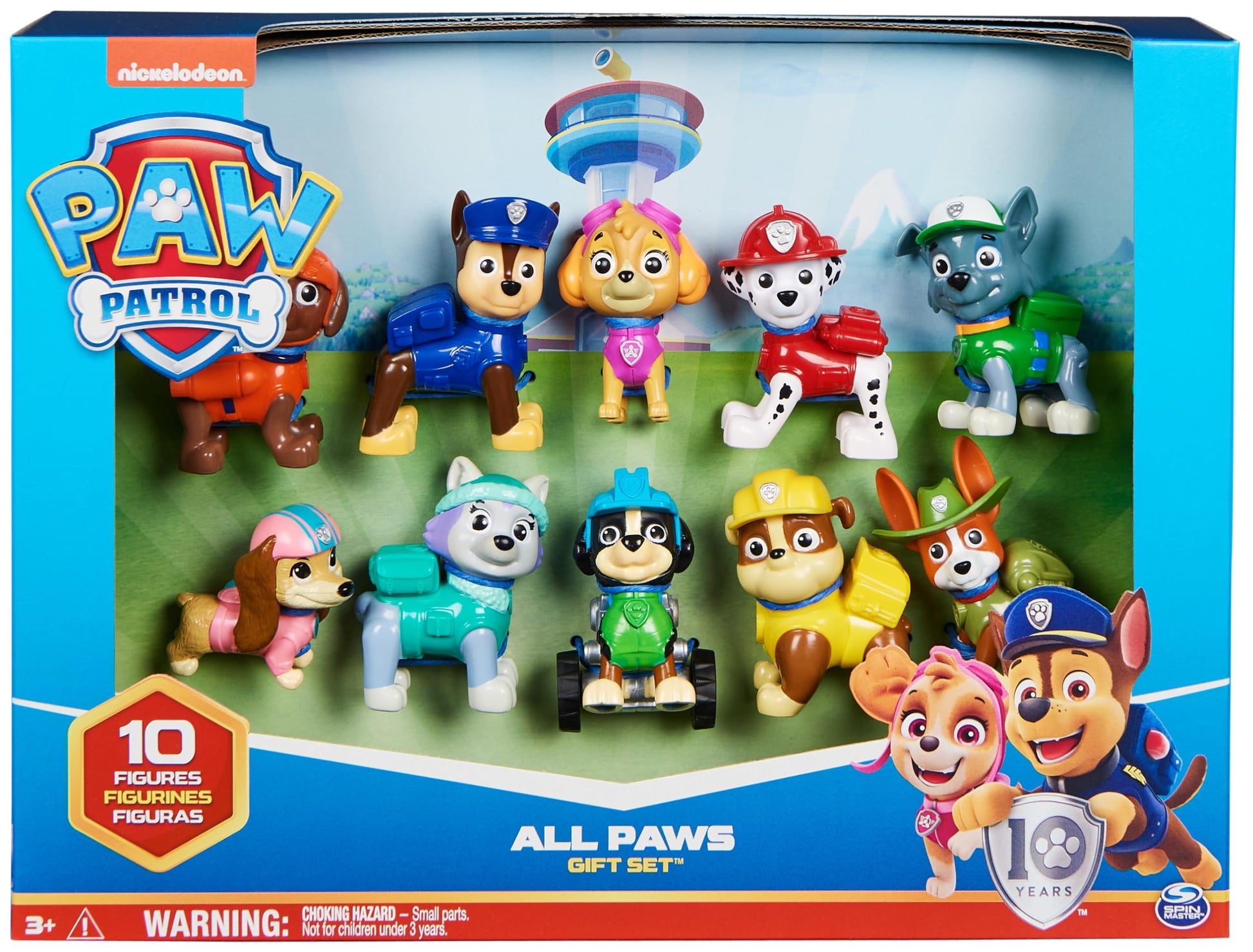 PAW Patrol All Paws Gift Set - 10 Collectible Figures | Time4Child