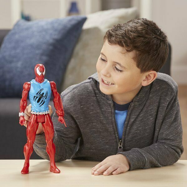 Marvel Scarlet Spider Titan Hero Series 12-inch Action Figure | Time4Child