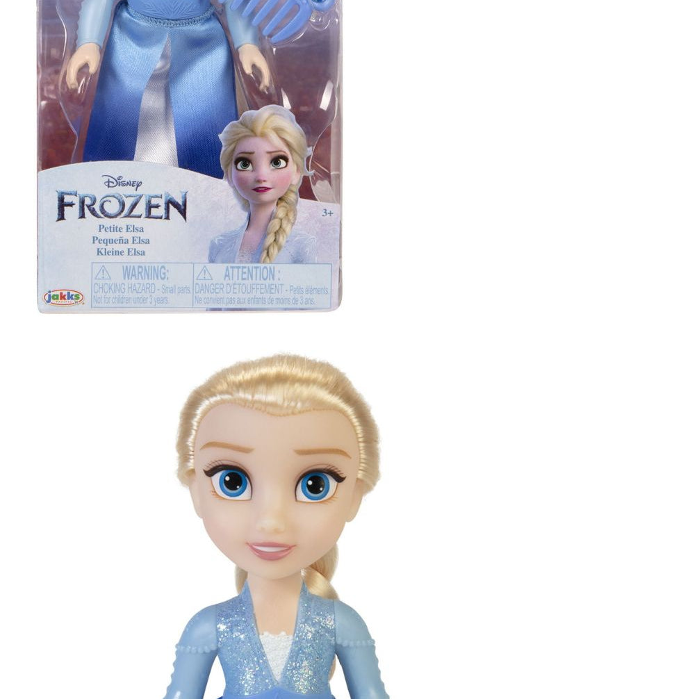 Disney Frozen Petite Elsa 6-inch Doll with Glitter Comb Accessory | Time4Child