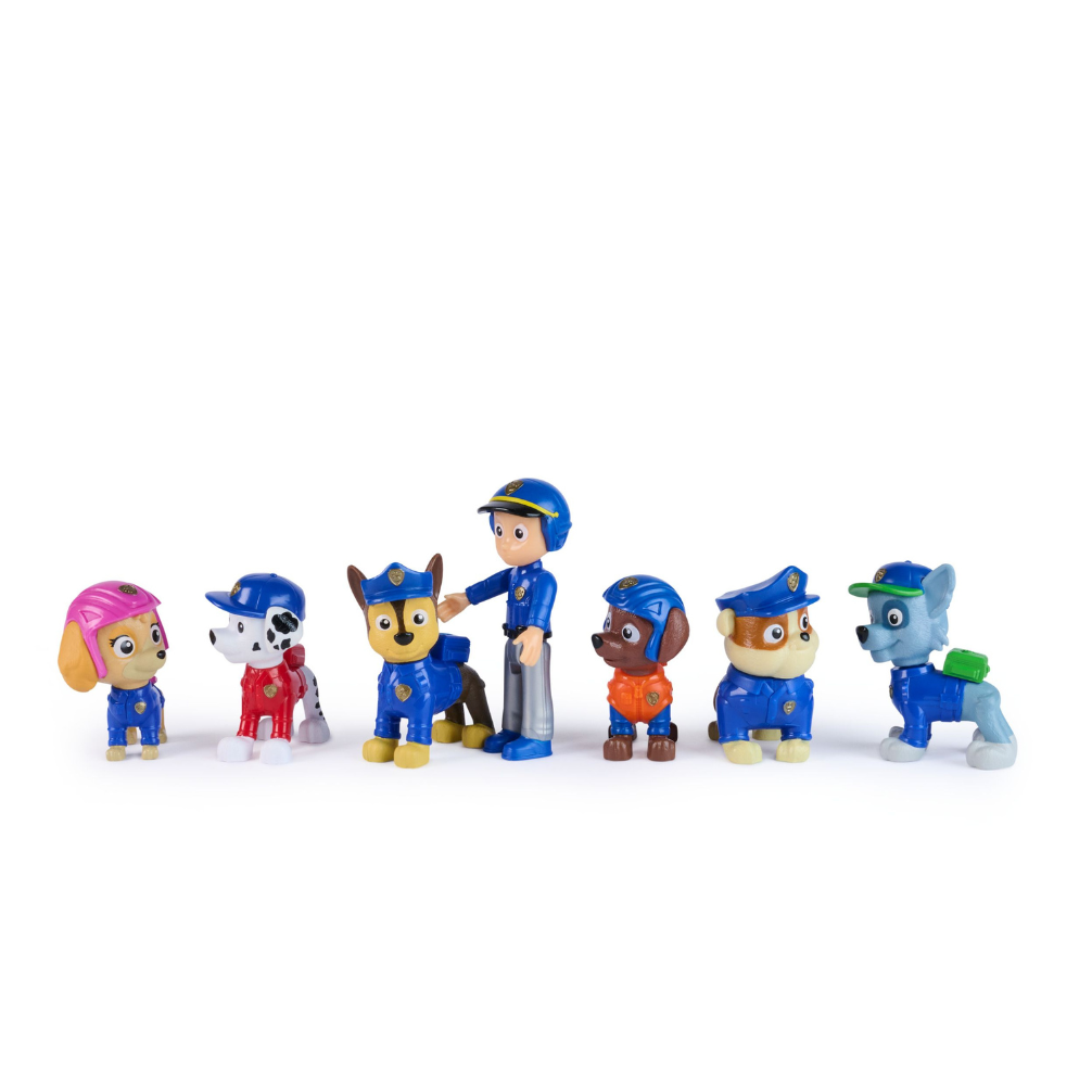 PAW Patrol Search & Rescue Team Pack - 7 Collectible Figures Set | Time4Child