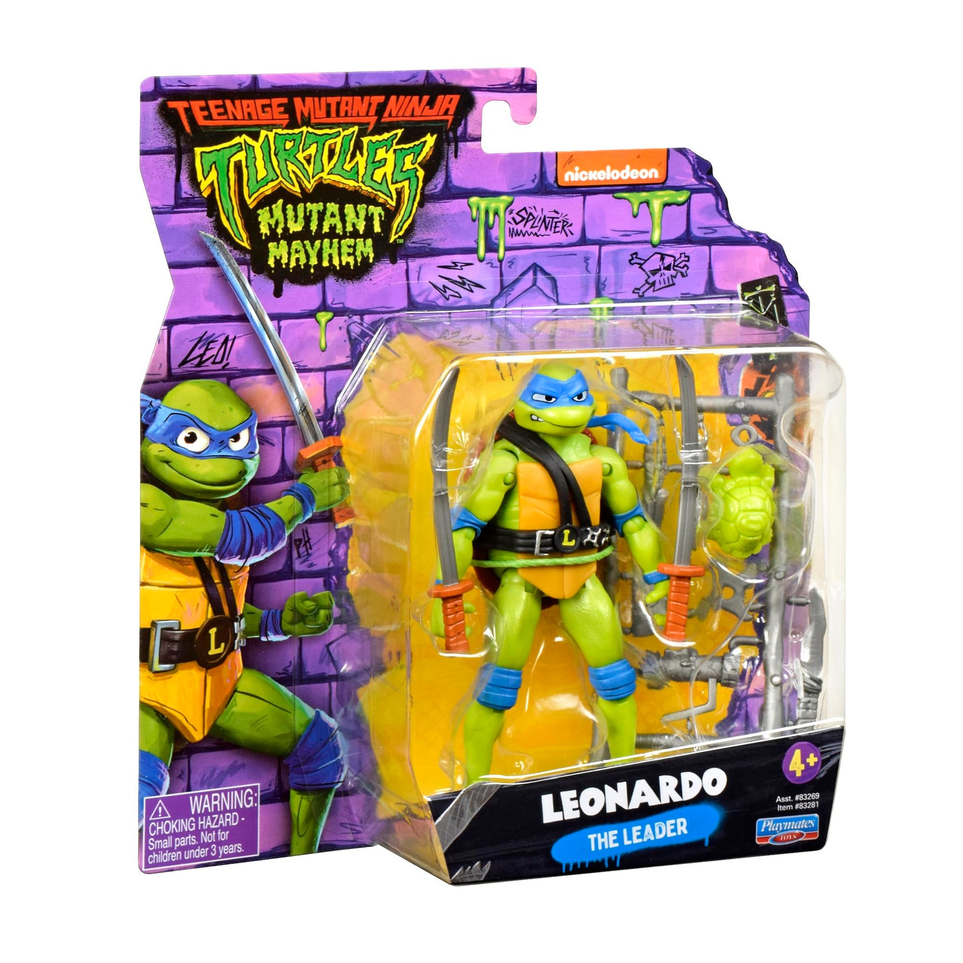 TMNT Mutant Mayhem Leonardo Action Figure with Accessories | Time4Child