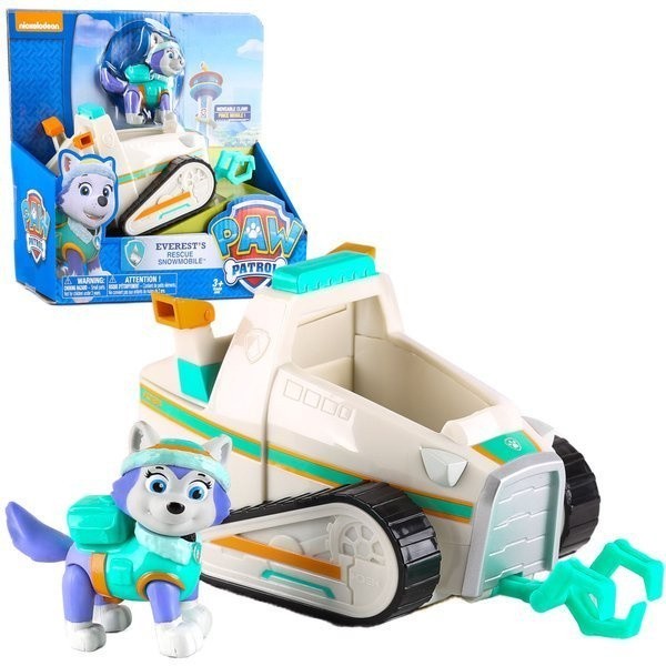 PAW Patrol Everest’s Rescue Snowmobile Vehicle and Figure Set | Time4Child