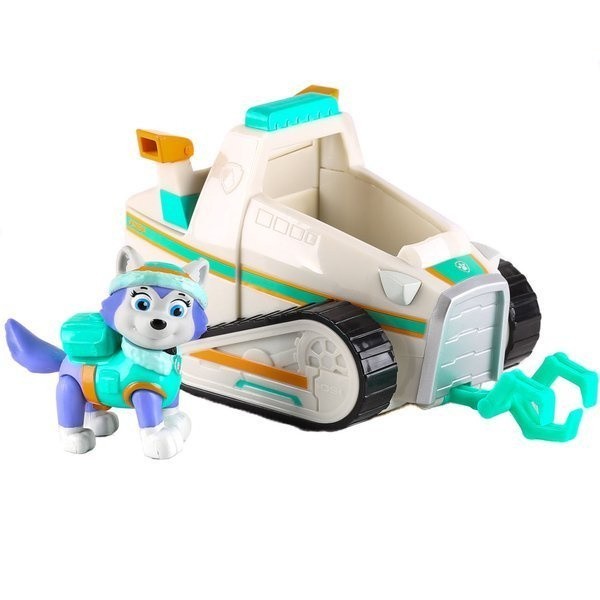 PAW Patrol Everest’s Rescue Snowmobile Vehicle and Figure Set | Time4Child