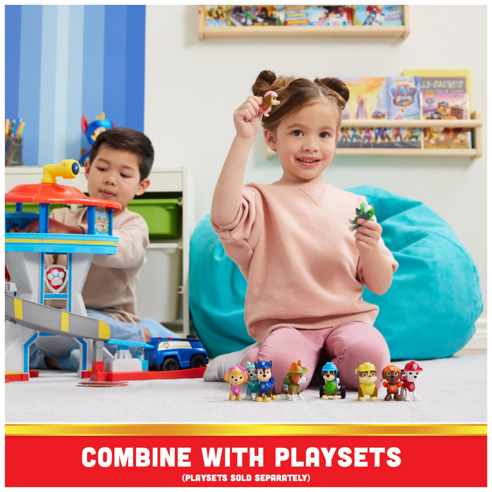 PAW Patrol All Paws Gift Set - 10 Collectible Figures | Time4Child