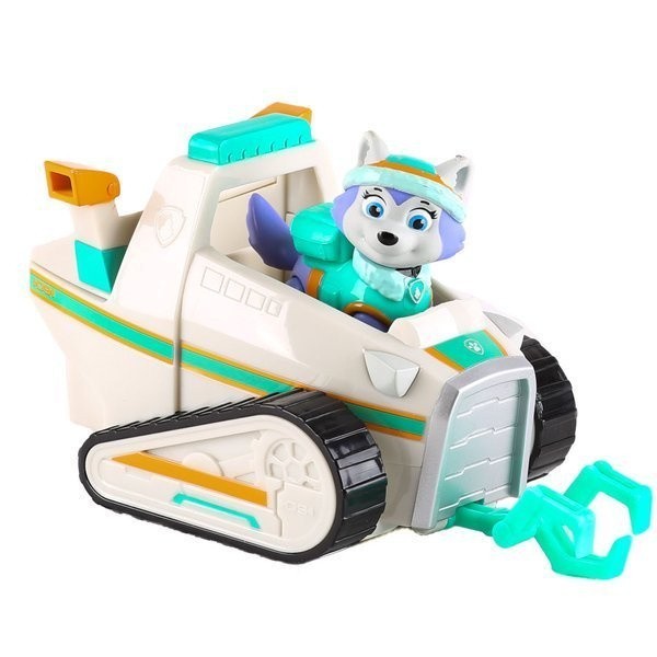 PAW Patrol Everest’s Rescue Snowmobile Vehicle and Figure Set | Time4Child
