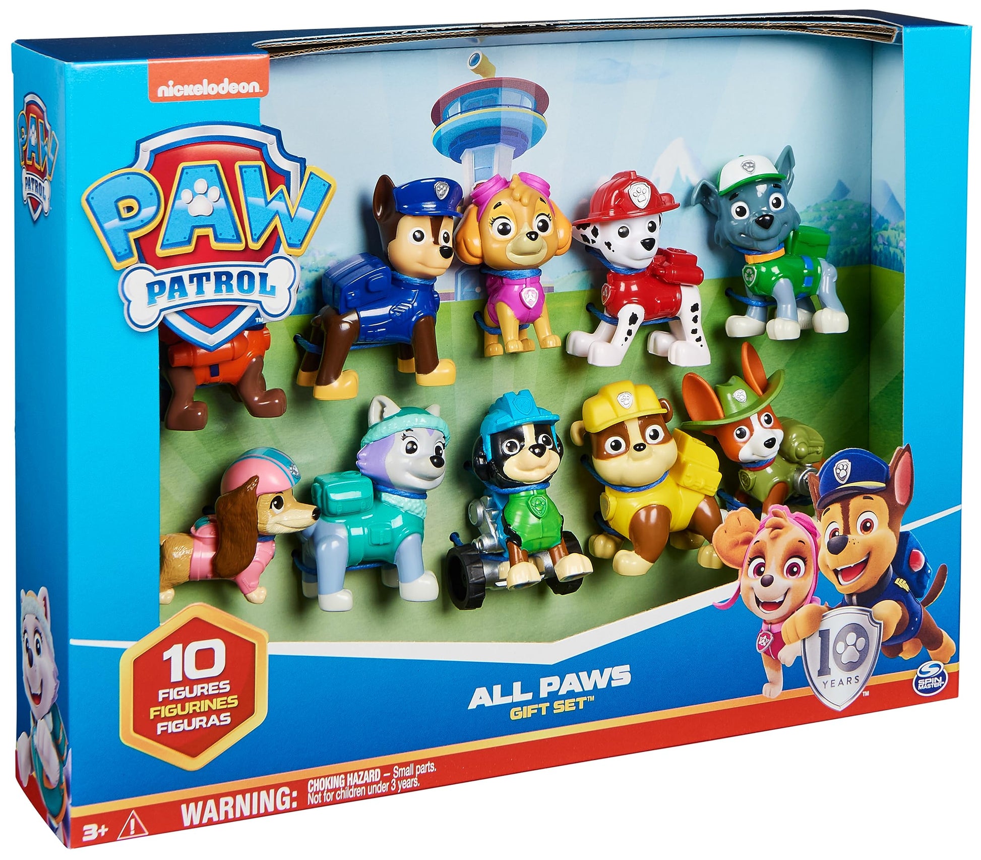 PAW Patrol All Paws Gift Set - 10 Collectible Figures | Time4Child