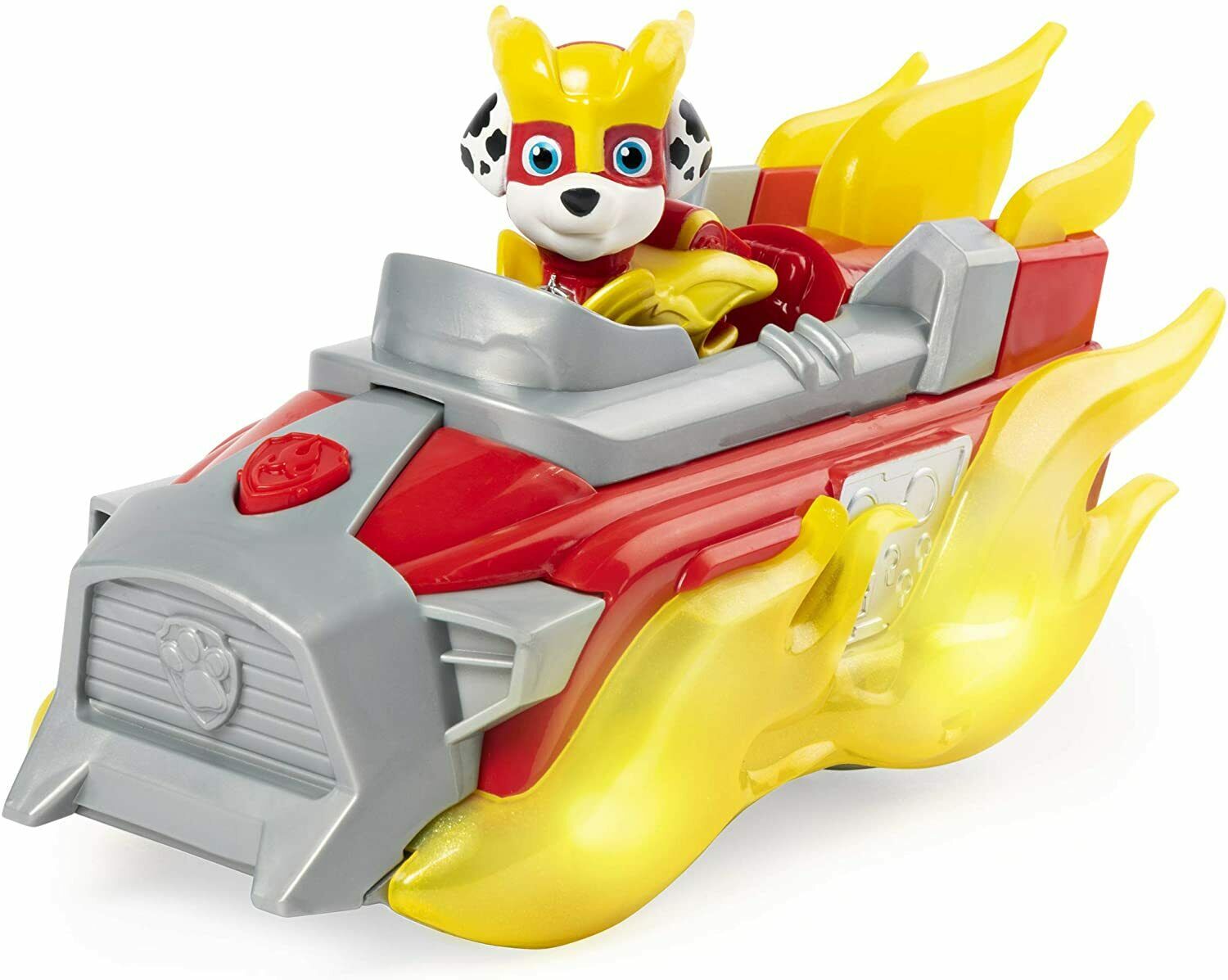 PAW Patrol Marshall Mighty Pups Charged Up Deluxe Vehicle with Lights & Sounds | Time4Child