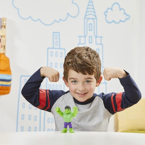 Marvel Spidey and His Amazing Friends - Hulk 4-inch Action Figure | Time4Child
