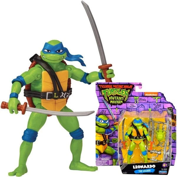 TMNT Mutant Mayhem Leonardo Action Figure with Accessories | Time4Child