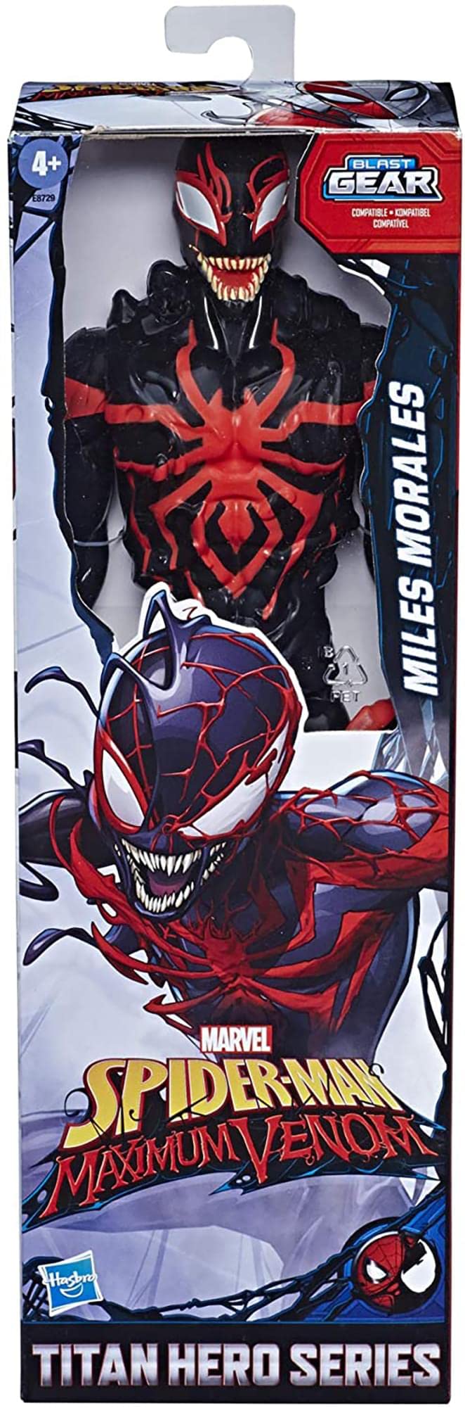 Marvel Spider-Man Maximum Venom Miles Morales Titan Hero Series 12-inch Figure | Time4Child