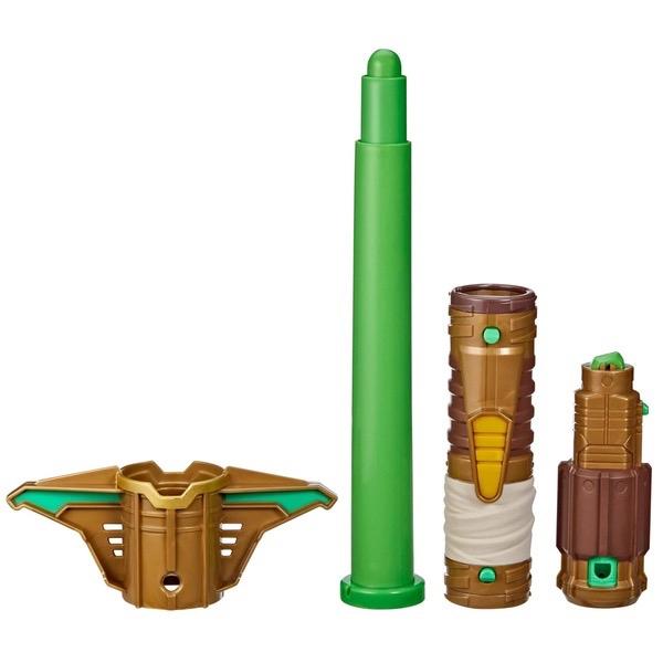 Star Wars Lightsaber Forge Yoda Electronic Lightsaber – Customizable Jedi Roleplay Toy by Hasbro