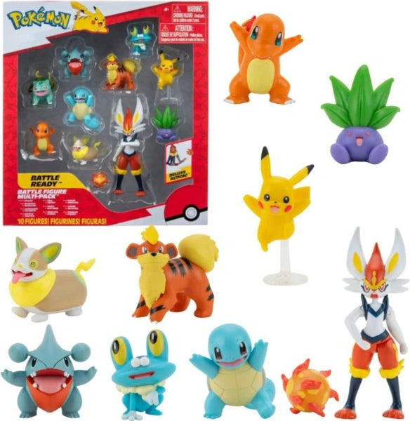 Pokémon Battle Ready Multi-Pack - 10-Figure Set | Time4Child
