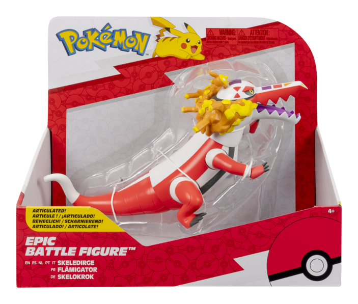 Pokémon Epic Battle Figure Skeledirge 6-inch Articulated Figure | Time4Child