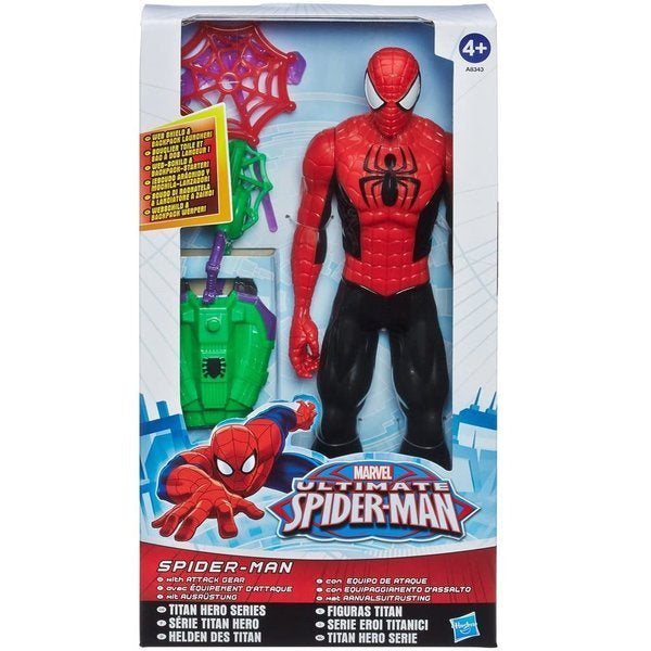 Marvel Ultimate Spider-Man Titan Hero Series with Web Attack Gear | Time4Child