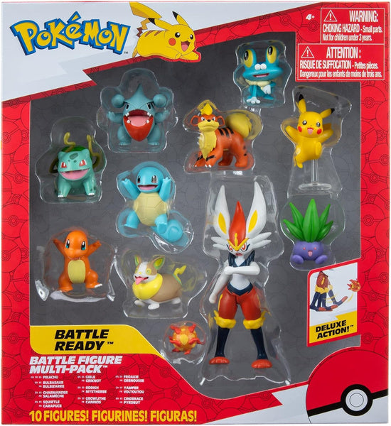 Pokémon Battle Ready Multi-Pack - 10-Figure Set | Time4Child