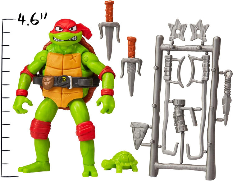 Teenage Mutant Ninja Turtles: Mutant Mayhem Raphael Action Figure - Basic Figure with Accessories
